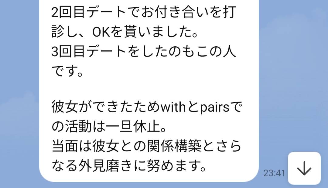 彼女ゲット&成婚報告